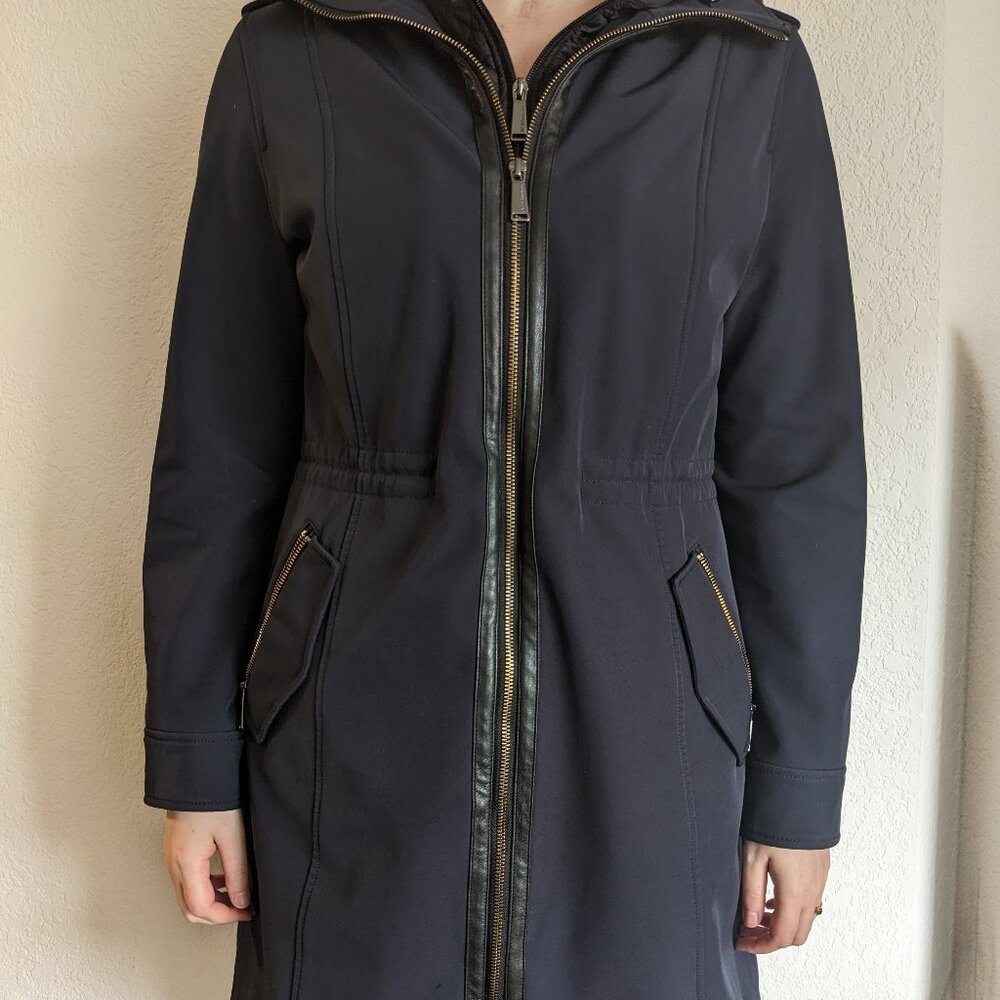 BCBGeneration Black Lined Water and Wind Resistant Jacket